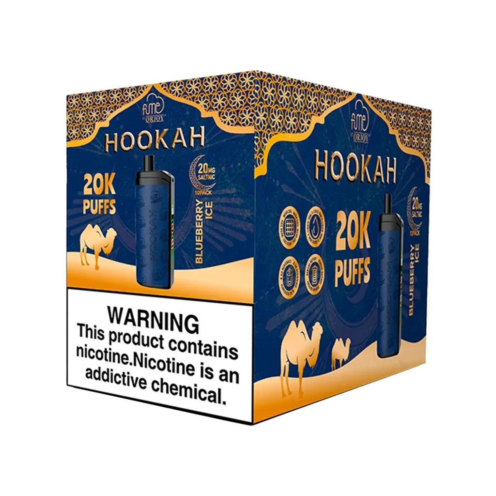 Fume Hookah 20K Puffs Disposable Vape – Rechargeable Mesh Coil Device- 2% Nicotine