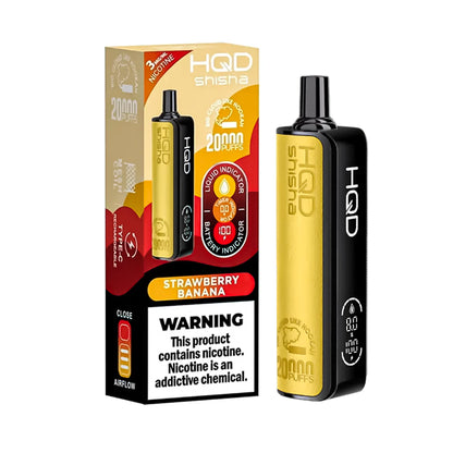 HQD Shisha 20K Disposable Vape 3% – 20,000 Puff Rechargeable DTL Disposable