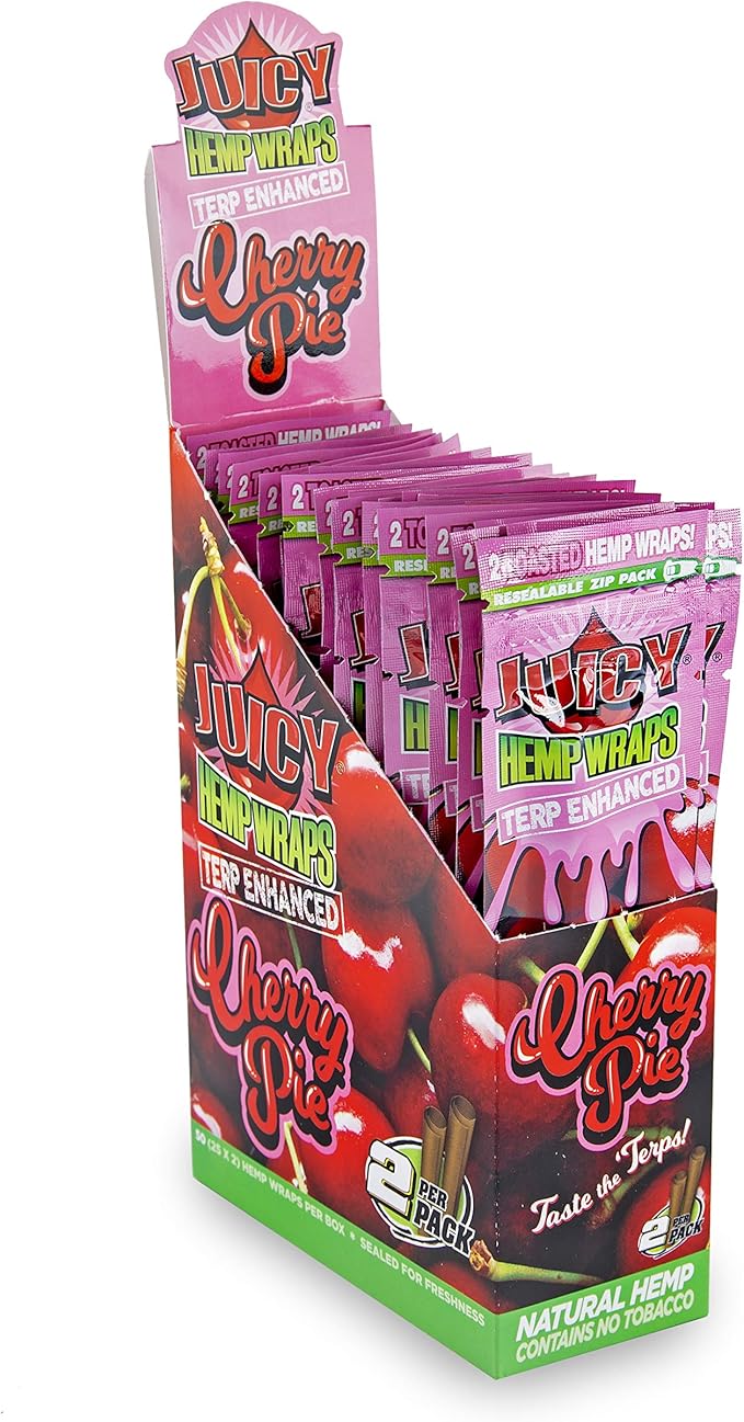 Juicy Jay's Terp Enhanced Wraps - 25 Packs (Full Box)
