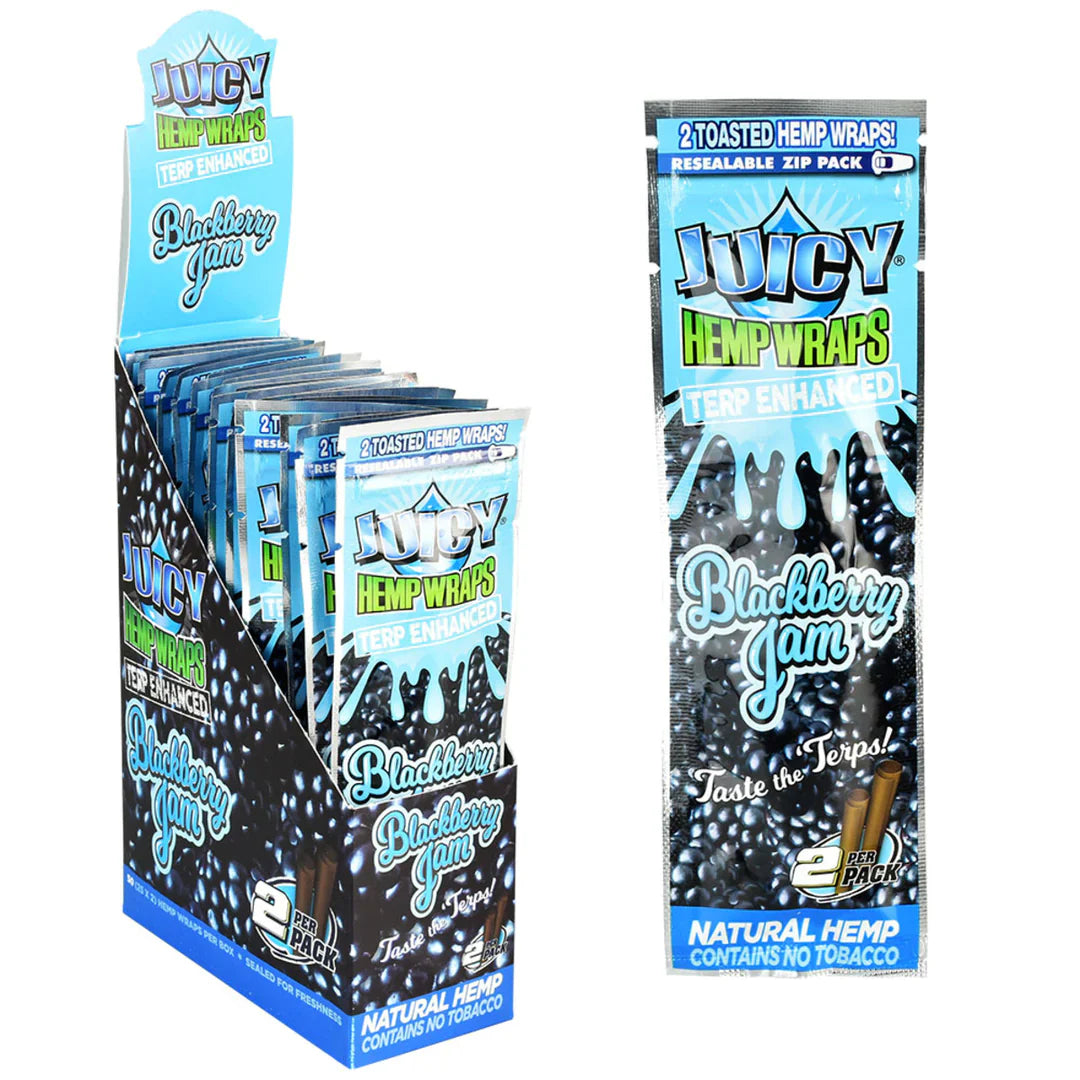 Juicy Jay's Terp Enhanced Wraps - 25 Packs (Full Box)