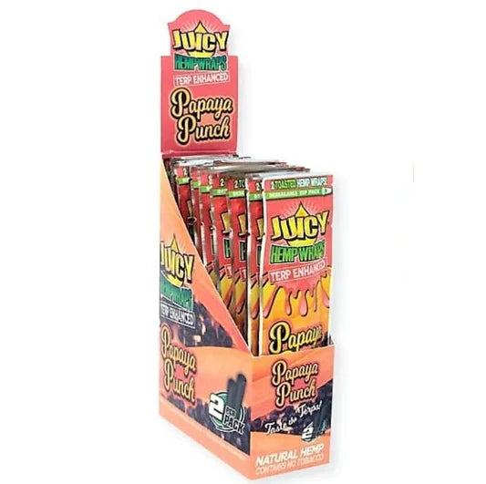 Juicy Jay's Terp Enhanced Wraps - 25 Packs (Full Box)