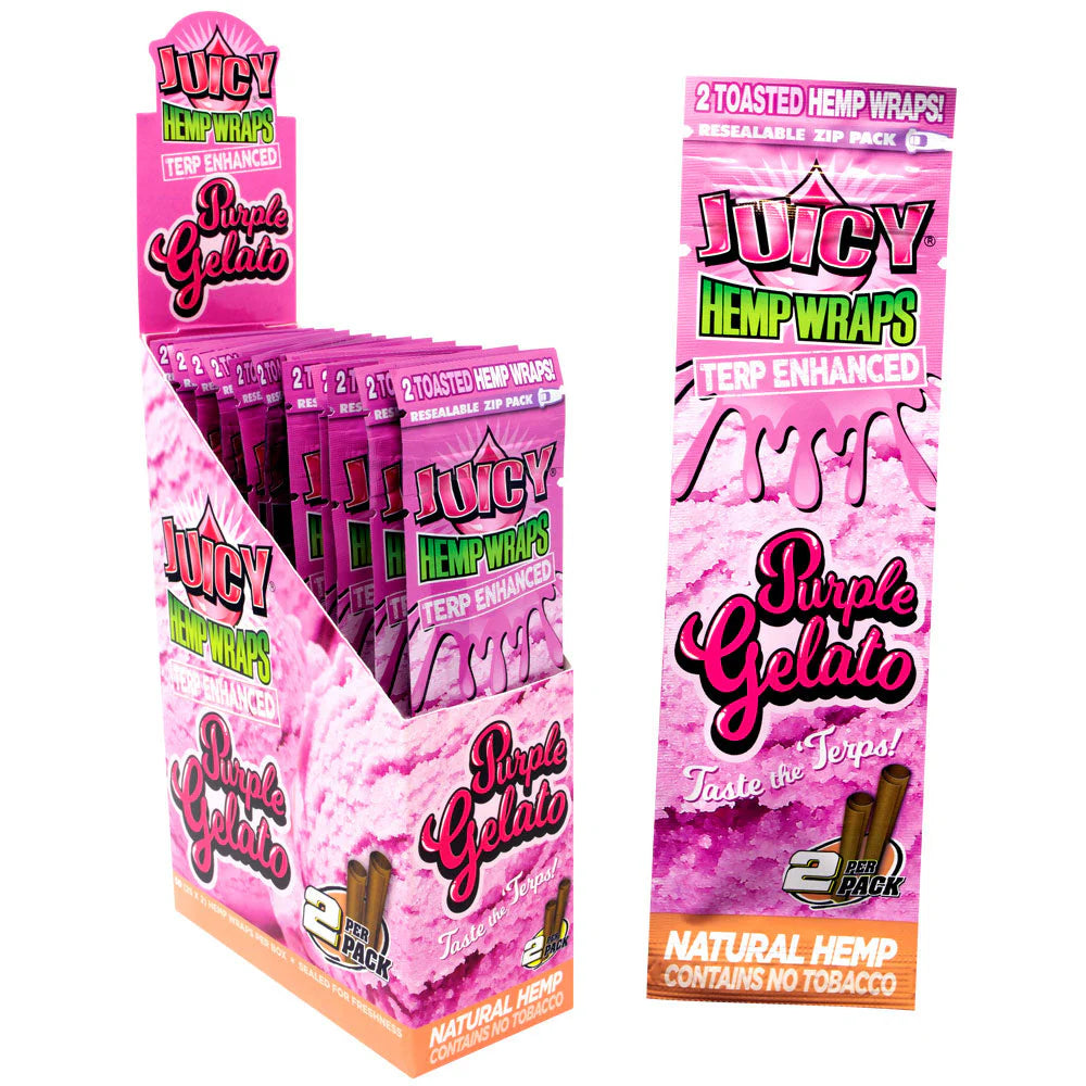 Juicy Jay's Terp Enhanced Wraps - 25 Packs (Full Box)