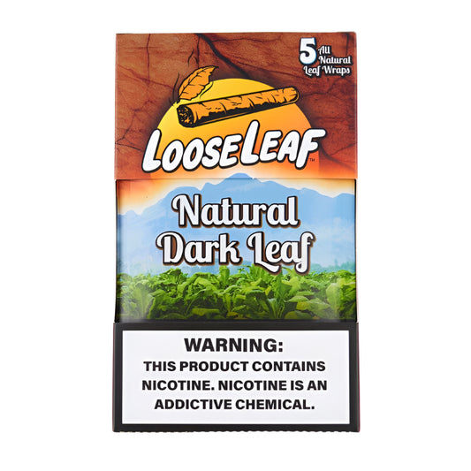 Buy natural dark leaf looseleaf wraps