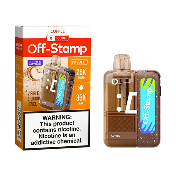 Off-Stamp X Cube Crystal Edition 35K Disposable Kit – 35,000 Puffs | Dual Mesh | 5% Nicotine