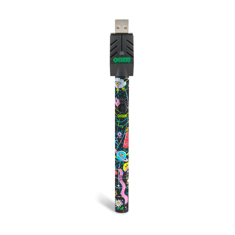 Ooze Twist Slim 2.0 510 Vape Battery – Variable Voltage | Prep Mode | Safe Sesh | Auto-Draw
