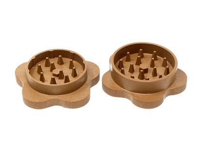 RAW 2-Piece Hemp Plastic Grinder – Eco-Friendly Herb Grinder