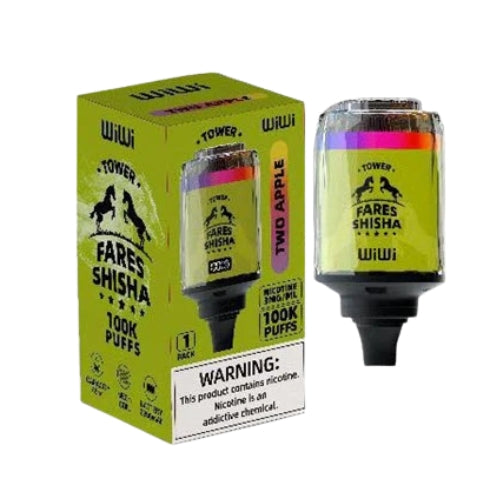 WIWI-TOWER-FARES-SHISHA-HOOKA-VAPE-DOUBLEAPPLE